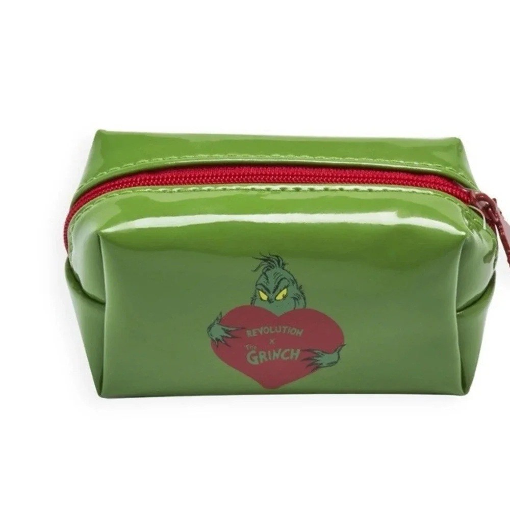The Grinch x Makeup‎ Revolution Cosmetics Mini Cosmetic Bag New NOS Seuss